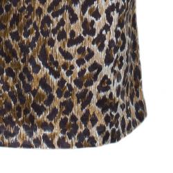 D and G Leopard Print Bustier Dress M