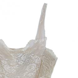 Pre Owned D&G Tiered Lace Dress S