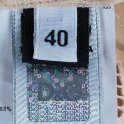 Pre Owned D&G Tiered Lace Dress S