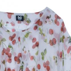 D&G Red Cherry Short Kaftan L