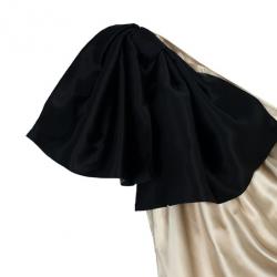 D and G Bow Detailed Satin Dress M
