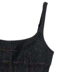 D and G Denim Corset Top L
