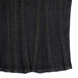 D and G Denim Corset Top L