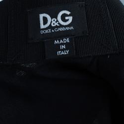 Pre Owned D and G Purple Floral Pencil Skirt M