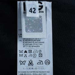 Pre Owned D and G Purple Floral Pencil Skirt M