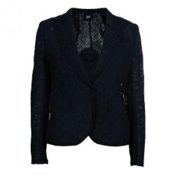 Pre Owned D and G Black Lace Single Breasted Blazer S