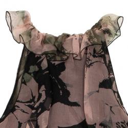 Pre Owned D&G Silk Floral Print Dress S