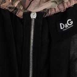 Pre Owned D&G Silk Floral Print Dress S