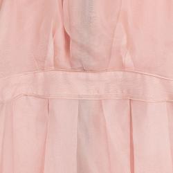 Pre Owned D&G Pink Silk Dress M