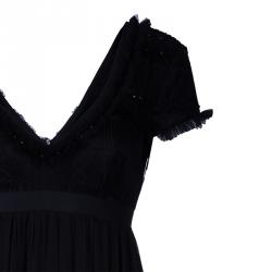 D&G Black Silk Sleeveless Dress S
