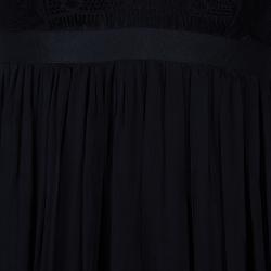 D&G Black Silk Sleeveless Dress S