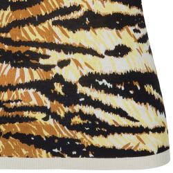 Pre Owned D&G Brown Animal Print Sleeveless Sweater S