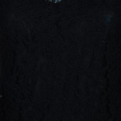 مملوكة مسبقًا D&G Black Lace High Neck Dress S