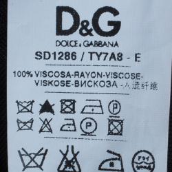 D and G Drape Detail Cocktail Dress M