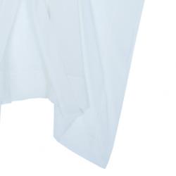 D and G White Short Kaftan Top M