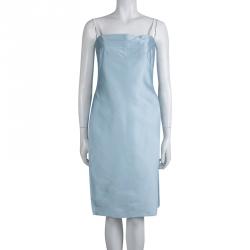 Pre Owned D&G Powder Blue Sleeveless Dress M