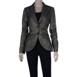 D and G Metallic Textured Jacket M