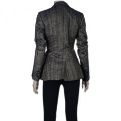 D and G Metallic Textured Jacket M