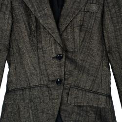D and G Metallic Textured Jacket M