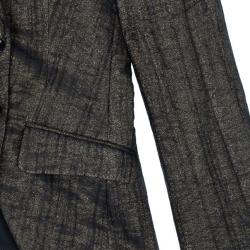 D and G Metallic Textured Jacket M