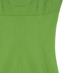 Pre Owned D and G Lime Green Sheath Dress M
