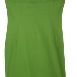 Pre Owned D and G Lime Green Sheath Dress M