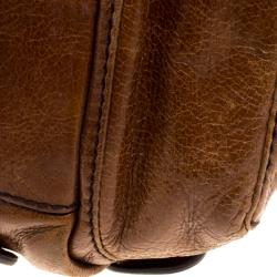 Pre Owned D&G Brown Leather Shoulder Bag