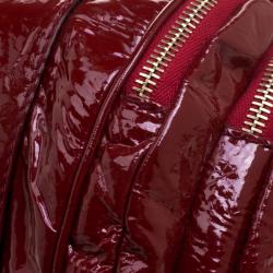 D & G Red Patent Leather Emy Satchel