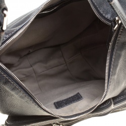 Pre Owned D&G Black Leather Lea Mindy Pocket Hobo