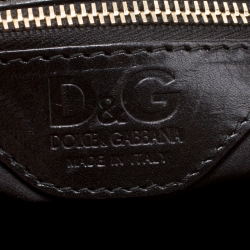 D & G Bronze Leather Vlada Shoulder Bag