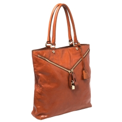 D&G Orange Leather Micol Tote