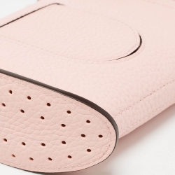 Pre Owned Delvaux Pink Leather Pin Toy Bag