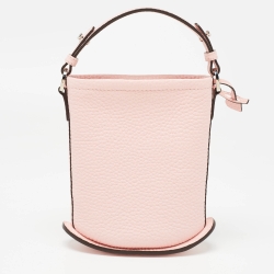 Pre Owned Delvaux Pink Leather Pin Toy Bag