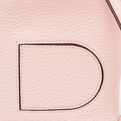 Pre Owned Delvaux Pink Leather Pin Toy Bag