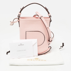 Pre Owned Delvaux Pink Leather Pin Toy Bag