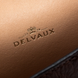 Delvaux Brown Ostrich Brilliant Bag Charm