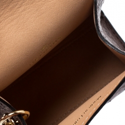 Delvaux Brown Ostrich Brilliant Bag Charm