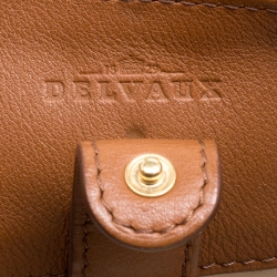 Pre Owned Delvaux Brown Leather Louise Hobo