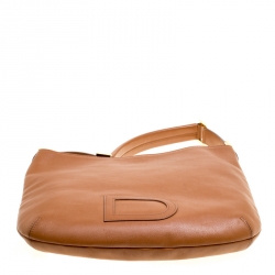 Pre Owned Delvaux Brown Leather Louise Hobo