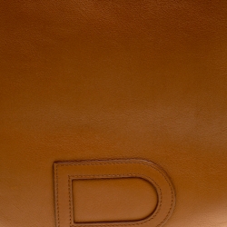 Pre Owned Delvaux Brown Leather Louise Hobo