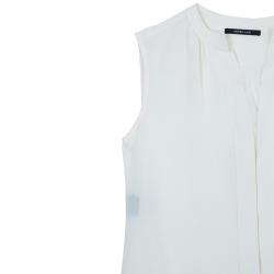 Derek Lam Off-White Silk Top M