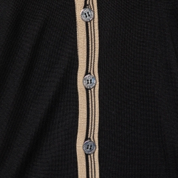 Pre Owned D&G Black Silk Knit Top & Cardigan Set