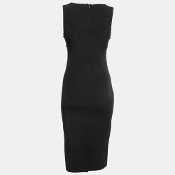 D&G Black Knit Sleeveless Sheath Dress M