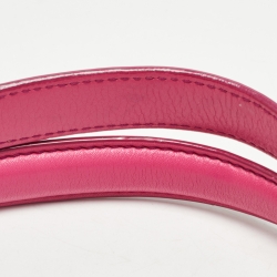 Pre Owned D&G Pink Quilted Leather Lily Glam Tote 