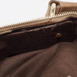 Pre Owned D&G Beige Leather Karen Shoulder Bag