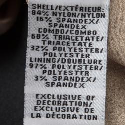 Pre Owned Diane Von Furstenberg Black Embellished Lace Zadie Jumpsuit S