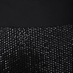 Pre Owned Diane Von Furstenberg Black Sequin Embellished Shizuka Mini Skirt M