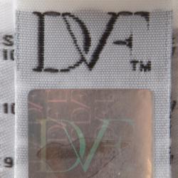 Pre Owned Diane Von Furstenberg White Guipure Lace Sleeveless Tiana Flounce Dress M