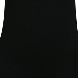 Pre Owned Diane Von Furstenberg Black Knit One Shoulder Dress M