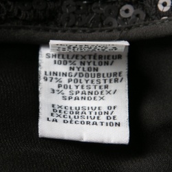 Pre Owned Diane Von Furstenberg Black Sequined Kaleb Shift Dress M